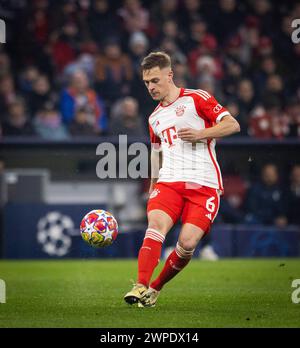 München Deutschland. März 2024. Joshua Kimmich (München) FC Bayern München - Lazio Rom 05.03.2024 Urheberrecht (nur für journalistische Zwecke) von : Stockfoto