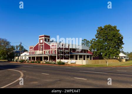 Die historische Warroo Shire Hall Surat Maranoa Region Queensland Australien Stockfoto