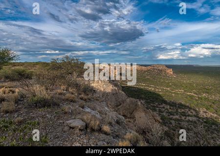 Blick Auf Das Ugab-Tal Und Die Terrassen, Damaraland, Namibia Stockfoto