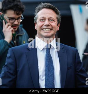 London, Großbritannien. März 2024. Nigel Huddleston, Konservative Party, Finanzminister der Regierung im Finanzministerium, am Budgettag in Westminster. Quelle: Imageplotter/Alamy Live News Stockfoto