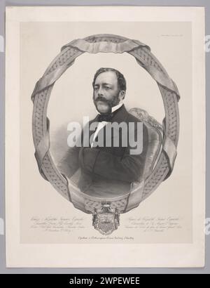 Porträt von Ireneusz Ogi Lassalle, Emile (1813-1871), Lemertcier, Benard et Cie (Paris um 1862 (1860-00-1864-00-00); Stockfoto