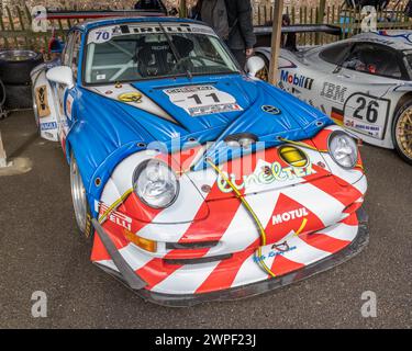 1998 Porsche 933 GT2 evo2, Teilnehmer am 60. Jubiläum des Porsche 911 beim 80. Goodwood Member Meeting in Sussex, Großbritannien Stockfoto