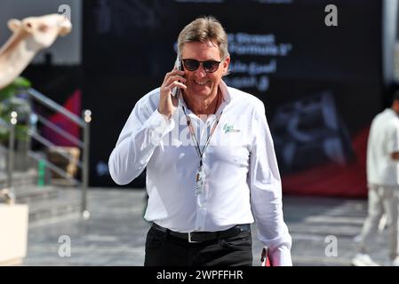 Dschidda, Saudi-Arabien. März 2024. Martin Whitaker (GBR) Saudi-Arabian GP Chief Executive. Formel-1-Weltmeisterschaft, Rd 2, großer Preis von Saudi-Arabien, Donnerstag, 7. März 2024. Dschidda, Saudi-Arabien. Quelle: James Moy/Alamy Live News Stockfoto