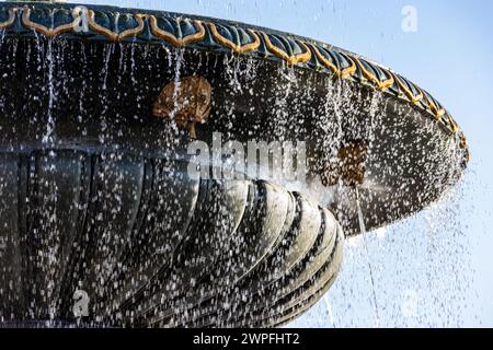 BRIGHTON, SUSSEX, GROSSBRITANNIEN. MÄRZ 06. Wasserbrunnen in Brighton, East Sussex am 6. März 2024. Stockfoto