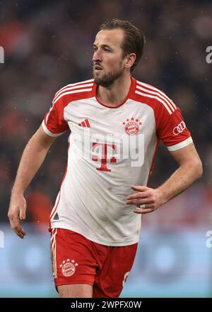 München, Deutschland. März 2024. Harry Kane von Bayern München während des UEFA Champions League-Spiels in der Allianz Arena, München. Der Bildnachweis sollte lauten: Jonathan Moscrop/Sportimage Credit: Sportimage Ltd/Alamy Live News Stockfoto