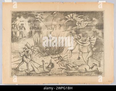 Poster von um 1908, das Würdenträger in der Republik Polen darstellt, von Władysław Semerau-Siemianowski geschaffen, das osmanische, islamische und türkische künstlerische Einflüsse widerspiegelt und gelegentlich als Druck produziert wurde. Stockfoto