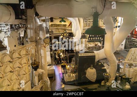 Die Royal Yacht Britannia, Edinburgh, Schottland Stockfoto