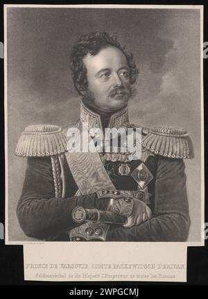 Porträt von Ivan Paskiewicz; Krüger, Franz (1797-1857), Werner; 1829 (1801-00-00-1900-00-00); Stockfoto