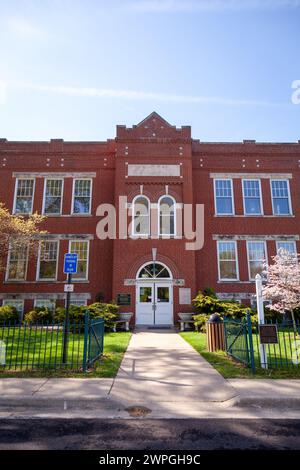 Glen Carbon Grade School im Süden von Illinois. Stockfoto