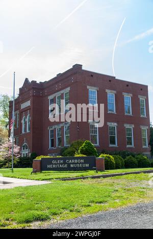 Glen Carbon Grade School im Süden von Illinois. Stockfoto