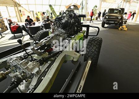 Carrara, Tuscany, Italien, 21. April 2023, im Carrara Exhibition Centre, 4x4Fest, die Messe-Veranstaltungen für 4x4 Offroad Welt in Italien Credit: Paolo Maggiani/Alamy Stockfoto