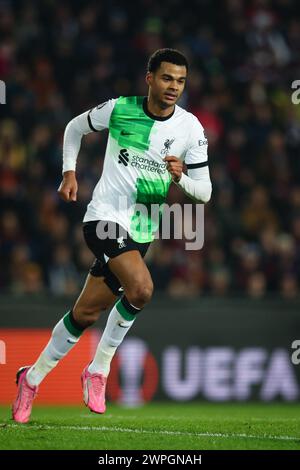 PRAG, TSCHECHISCHE REPUBLIK - 7. März 2024: Cody Gakpo aus Liverpool während des Spiels der UEFA Europa League zwischen Sparta Praha und Liverpool FC im Stadion Letna (Foto: Craig Mercer/ Alamy Live News) Stockfoto