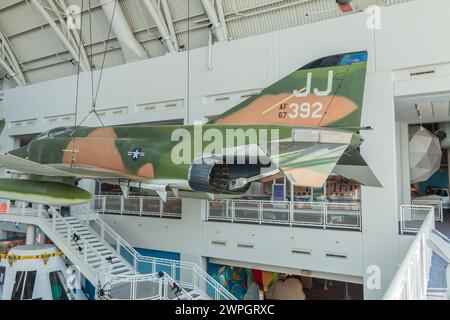 Das Virginia Air and Space Center Museum in Hampton Roads, Virginia. Stockfoto