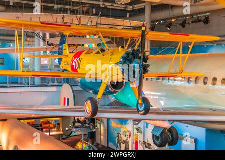 Das Virginia Air and Space Center Museum in Hampton Roads, Virginia. Stockfoto