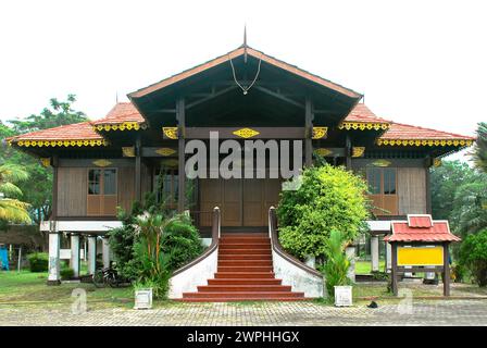 Traditionelles Haus Von Riau Island Stockfoto