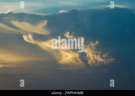 Wenn die Wolke wütend ist Stockfoto