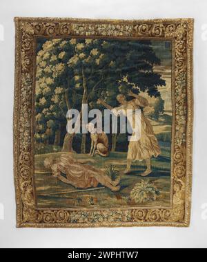 Wandteppich; 1. PO. 18. Jahrhundert (1701-00-00-1750-00-00); Stockfoto