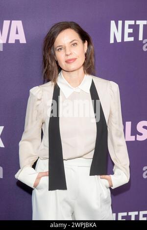 New York, New York, USA. März 2024. (NEU) Netflix's "Girls5eva" Staffel 3 Premiere. 7. März 2024, New York, New York, USA: Meredith Scardino besucht Netflix’s „Girls5eva“-Premiere am 7. März 2024 im Paris Theater in New York City. (Foto: M10s/TheNews2) (Foto: M10s/Thenews2/Zumapress) (Bild: © Ron Adar/TheNEWS2 Via ZUMA Press Wire) NUR ZUR REDAKTIONELLEN VERWENDUNG! Nicht für kommerzielle ZWECKE! Stockfoto