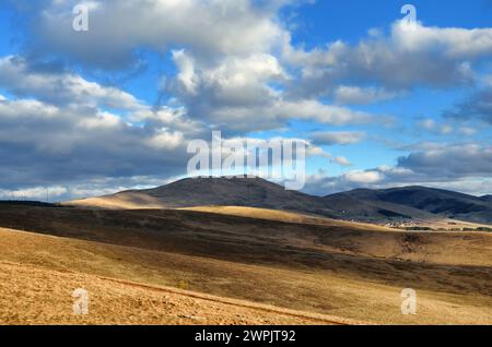 Blick auf das Kloster St. Maria Magdalena auf dem Ölberg, Jerusalem Stockfoto