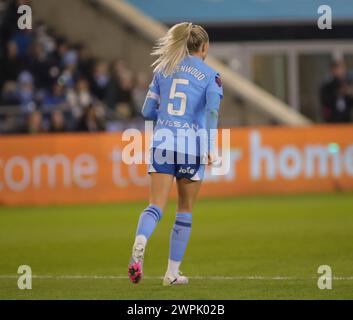 Manchester, Großbritannien. März 2024. Manchester, England, 7. März 2024 Alex Greenwood (5 Manchester City) während des FA Womens Continental Cup Spiels zwischen Manchester City und Chelsea im Joie Stadium in Manchester, England. (Beast/SPP) Credit: SPP Sport Press Photo. /Alamy Live News Stockfoto