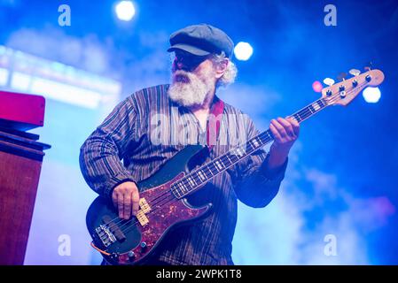 2. September 2022: Shug Millidge - Atomic Rooster gibt ein Konzert beim 2 Days Prog + 1 Festival in Italien Stockfoto