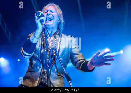 2. September 2022: Pete French - Atomic Rooster gibt ein Konzert beim 2 Days Prog + 1 Festival in Italien Stockfoto