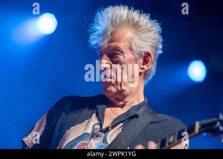 2. September 2022: Steve Bolton - Atomic Rooster gibt ein Konzert beim 2 Days Prog + 1 Festival in Italien Stockfoto