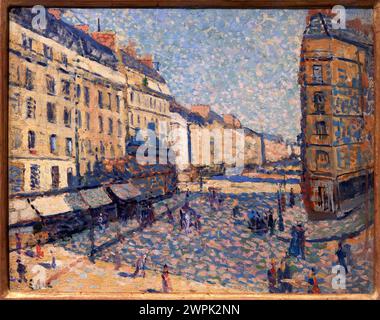 Maximilien Luce, (1858-1941), Straße von Paris, 1886-1888 Stockfoto