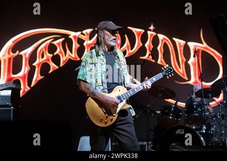 2. September 2022: Dave Brock - Hawkwind gibt ein Konzert beim 2 Days Prog + 1 Festival in Italien Stockfoto