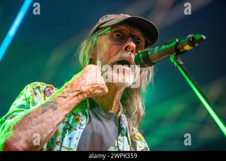 2. September 2022: Dave Brock - Hawkwind gibt ein Konzert beim 2 Days Prog + 1 Festival in Italien Stockfoto