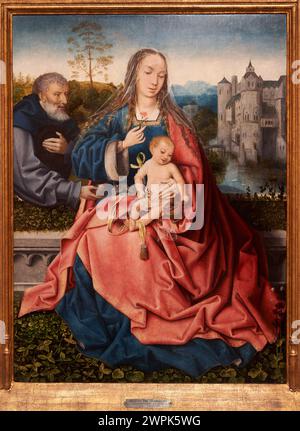 Maestro de Frankfurt ((?), 1460-Amberes, 1533), die Heilige Familie, Hacia 1508 Stockfoto