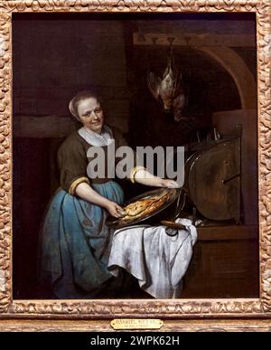 Gabriel Metsu, Leiden, 1629-Ámsterdam, 1667, Der Koch, 1657-1662 Stockfoto