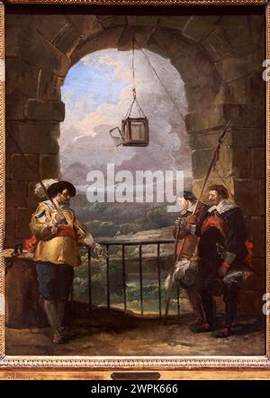 Hubert Robert, París, 1733-1808, Civil Guard, 1780-1785 Stockfoto