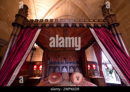 07/14 Tower Suites, Warwick Castle, Warwick, Großbritannien. Stockfoto