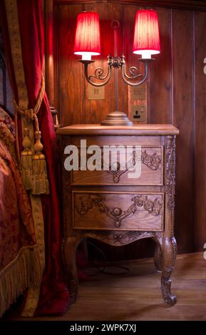 07/14 Tower Suites, Warwick Castle, Warwick, Großbritannien. Stockfoto