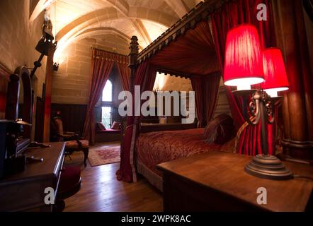 07/14 Tower Suites, Warwick Castle, Warwick, Großbritannien. Stockfoto