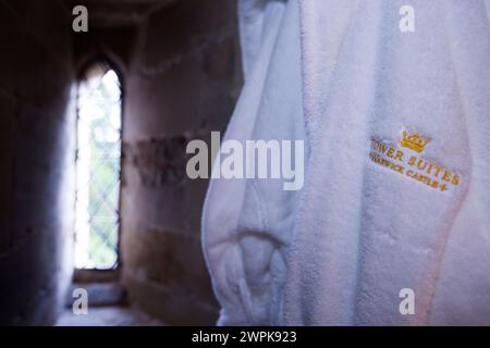 07/14 Tower Suites, Warwick Castle, Warwick, Großbritannien. Stockfoto