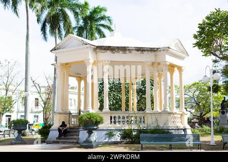 Santa Claras Herz: Parque Leoncio Vidal, ein kubanisches Juwel Stockfoto