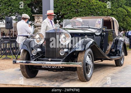 Rollt Royce Phantom II im Concours of Elegance 2023, Hampton Court Palace, London Stockfoto