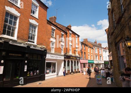 Szene/Ansicht im historischen Banbury. Parson's Street, Banbury OX16 5NB Oxfordshire. UK. (134) Stockfoto