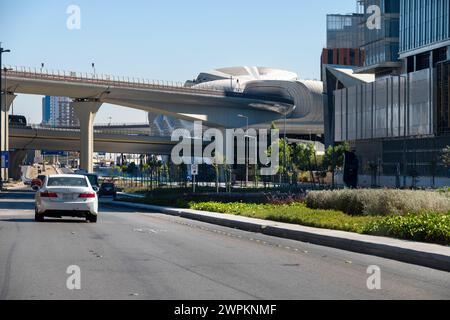 U-Bahn-Station des King Abdullah Financial District Riad City Stockfoto