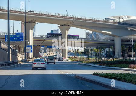 U-Bahn-Station des King Abdullah Financial District Riad City Stockfoto