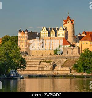 Schloss Bernburg, Bernburg, Saaletal (Saaletal), Sachsen-Anhalt, Deutschland, Europa Stockfoto