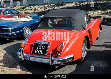 Jaguar XK150. Die 100 bei Blackpppl 2022. Stockfoto