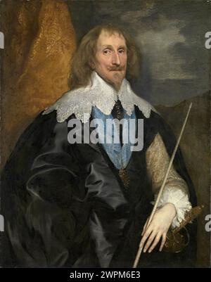 Anthony van Dyck, Philip Herbert, 4. Earl of Pembroke Antonis van Dyck / Sir Anthony van Dyck, Antwerpen 1599 - London 1641 Philip Herbert, 4. Earl of Pembroke (ca. 1634) National Gallery of Victoria, Australien Stockfoto
