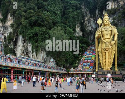 Batu-Höhlen Stockfoto