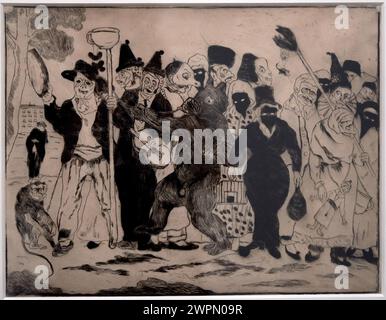 „Karneval“, ca. 1932-1933, José Gutiérrez Solana (1886-1945), Reina Sofia Museum, Madrid, Spanien Stockfoto