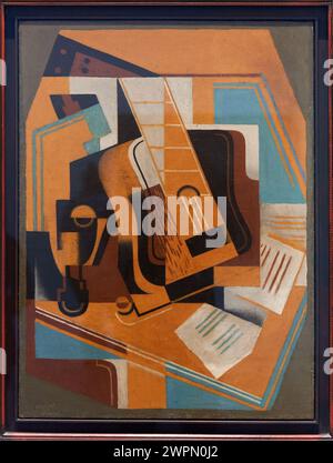 Juan GRIS, José Victoriano González, Madrid, 1887 - Boulogne-sur-seine, 1927, The Guitar, 1918, Reina Sofia Museum, Madrid, Spanien Stockfoto