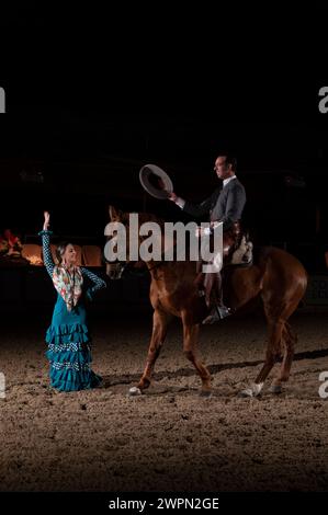 Las Caballerizas Reales de Cordoba (Königliche Ställe von Cordoba) in der historischen Stadt Cordoba in Andalusien, Südspanien. Stockfoto