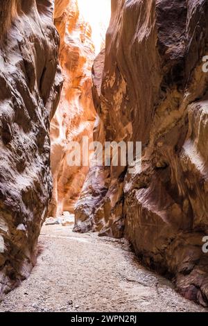 Wanderweg im Wadi Ghuweir in Dana, Jordanien, Nahost, Asien Stockfoto